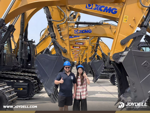 Australia Clients Visited JOYDELL Office & XCMG Factory